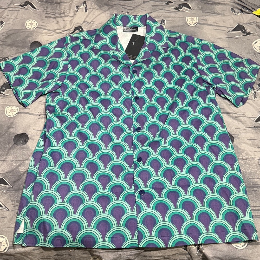 BNWT PINUP GIL CLOTHING PUG ROOM 237 MENS BUTTON DOWN SZ M